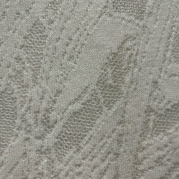 ❤️🤍❤️Chico's Ivory Textured Button-Front Midi Dress❤️🤍❤️ - Picture 4 of 5